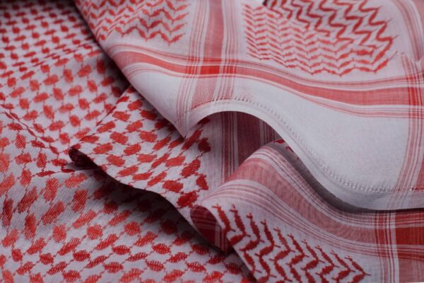 Alsamha Shemagh Red (Style 2) - Image 3