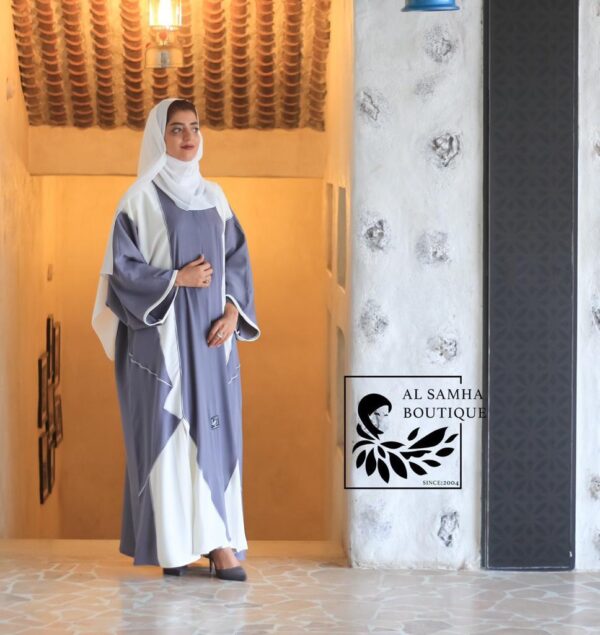 New style Abaya with Shaila (Gray)