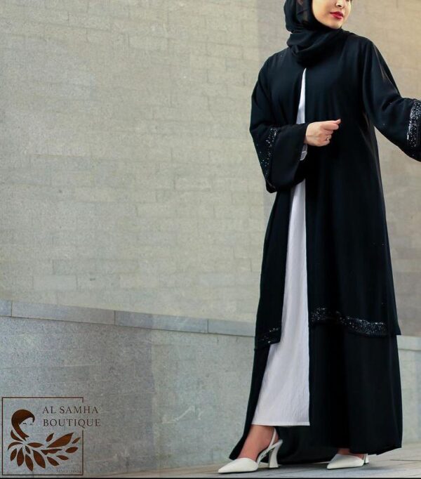 New style Abaya with Shaila (Color)