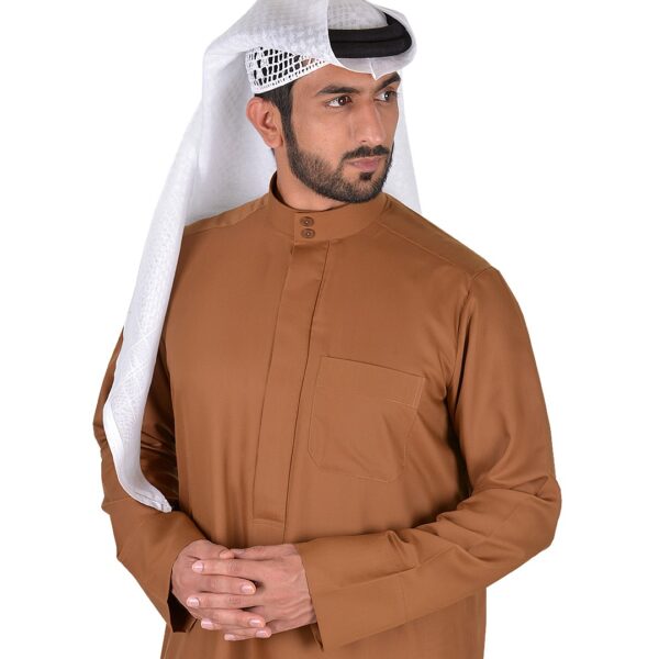 Kuwaiti Kandora (Earth Brown) - Image 3