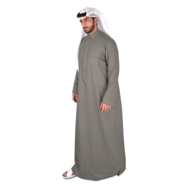 Kuwaiti Kandora (Natural Grey)